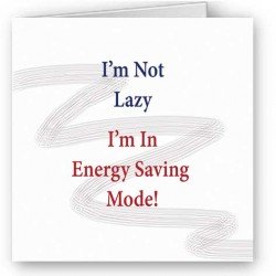 I'm Not Lazy