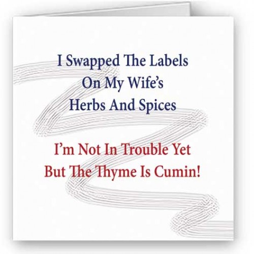 Thyme is Cumin