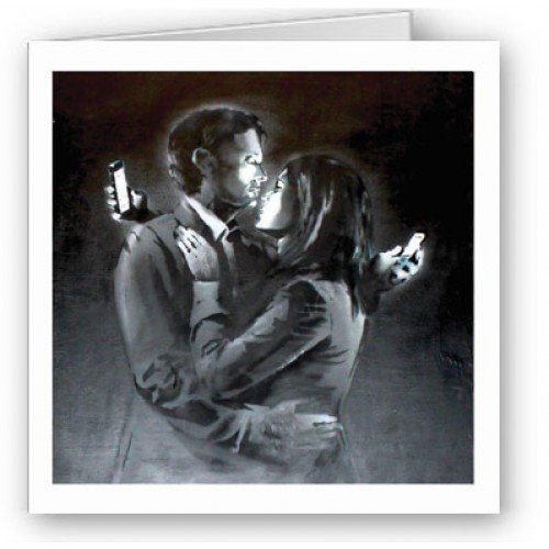 Banksy Bristol Mobile Lovers