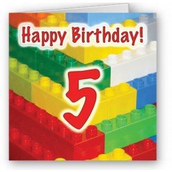 Birthday Blocks Five