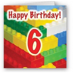 Birthday Blocks Six
