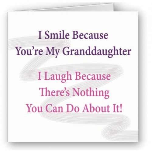 I Smile Granddaughter