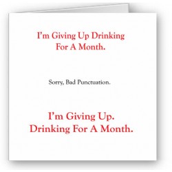 Giving Up