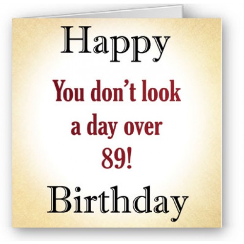 Day over 89