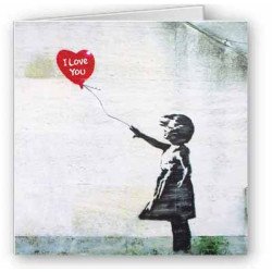 Banksy Love You Balloon