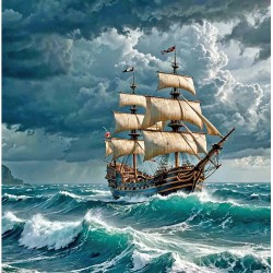 At Sea