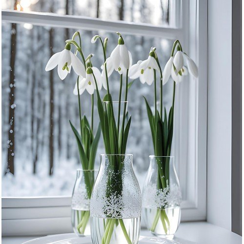 Freshly Picked Snowdrops
